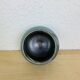 Blue stoneware round vase
