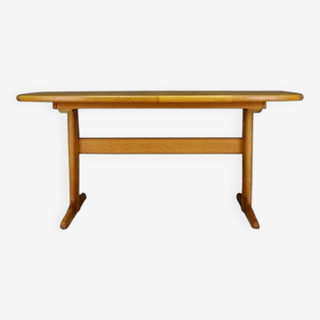 Table milieu de siècle design danois frêne rétro