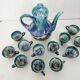 Coffee set (coffee maker + 12 cups) signed Morvan - Gaston Gaubier 70's