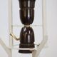 Old Danish design lamp in white/gray and blue colours - Denmark 60's