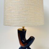 Ceramic lamp, free form, sculptural, 1960-70, Vallauris style.