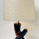 Lampe en céramique, forme libre,  sculpturale, 1960-70 , style Vallauris.