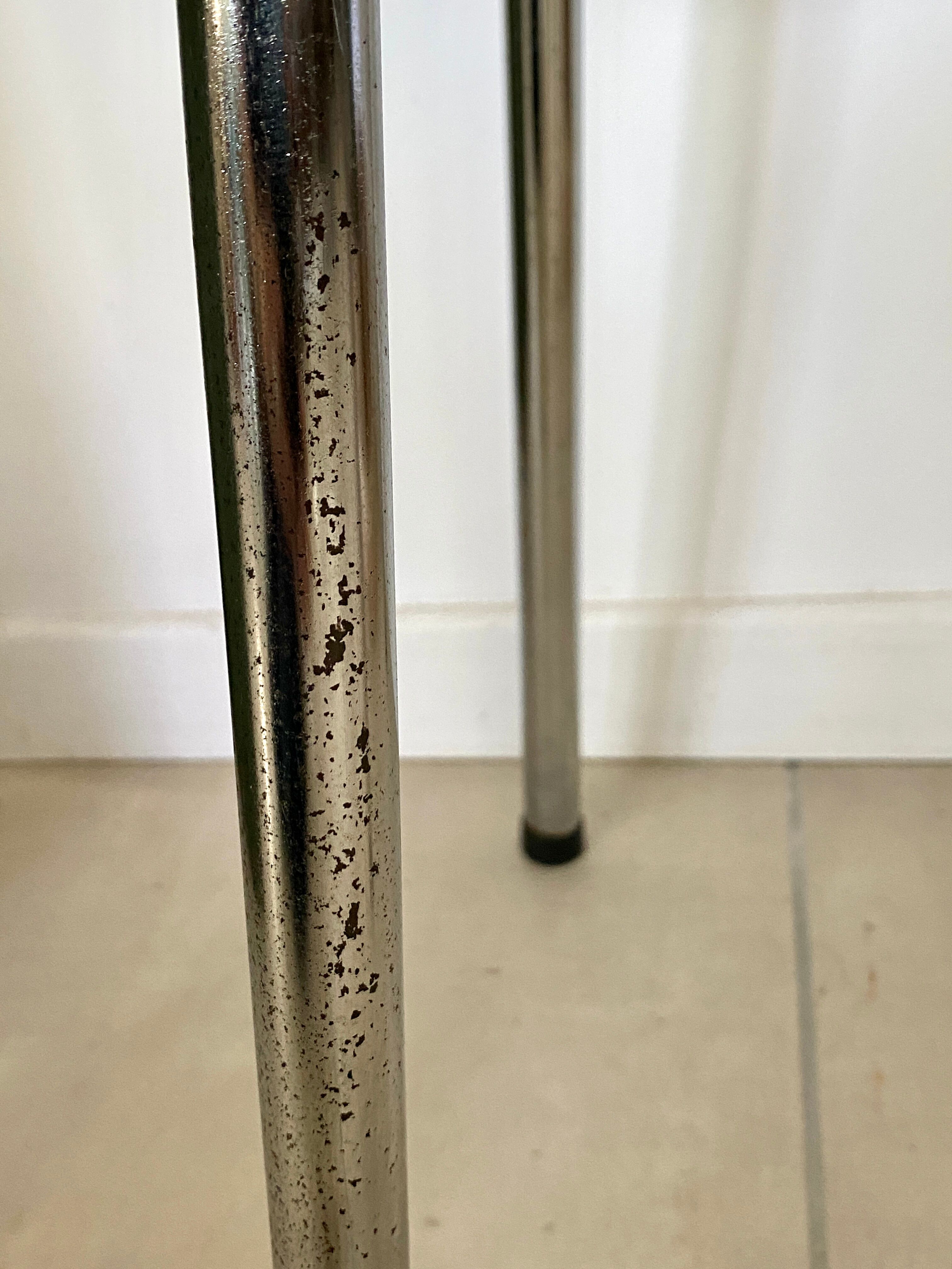 Yellow formica stool