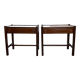 Jacques Hauville pair of bedside