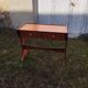 Mahogany and formica console desk, 70s design.
