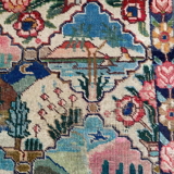 Vintage decorative carpet Mahal 129x79cm