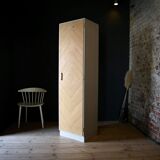 Restored Scandinavian column cabinet