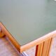 Bistro table and its two 1950s chairs