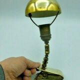 Modernist double ball-and-socket modernist mushroom lamp