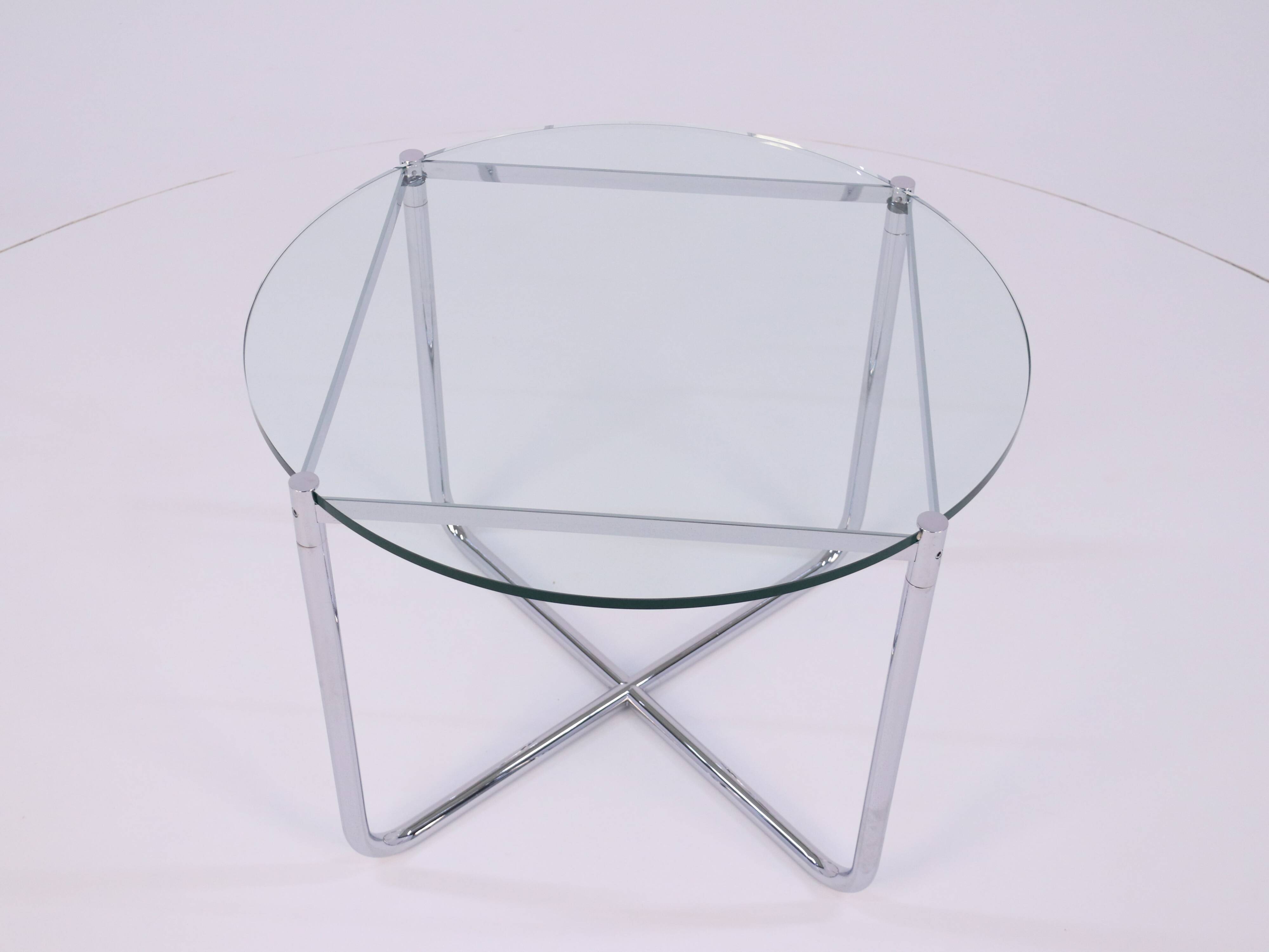 Coffee Table Model MR by Ludwig Mies van der Rohe for Knoll International, US, 1980s
