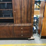 Vintage ebony wall cabinet