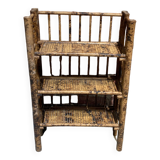 Foldable bamboo shelf