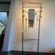 Locker room entrance vintage Golden and black
