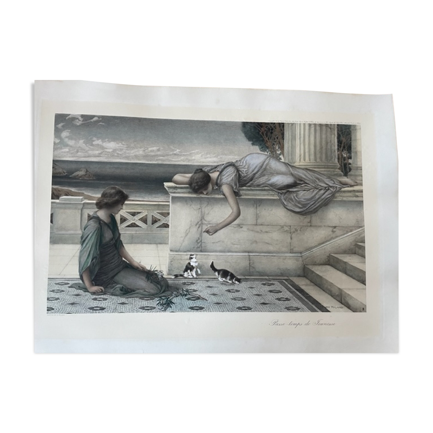 Henry Ryland lithograph