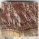 Table de chevet Art Déco — placage ronce de noyer, plateau onyx, poign