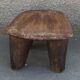 Antique wooden stool. Senufo African art from Côte d'Ivoire.