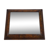 Very large Psyche Mirror in walnut wood. Orthodox bible mirror. 19th century. 53X63 cm - 20.86X24