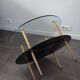 Glass coffee table