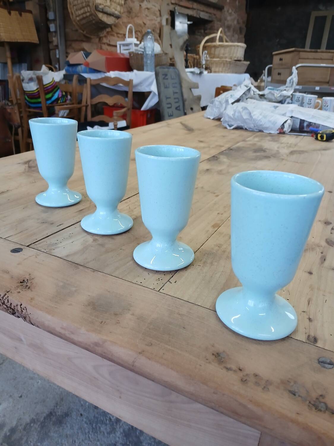 4 mazagrans/old mugs