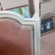 Fauteuil bois laqué blanc style Louis XVI