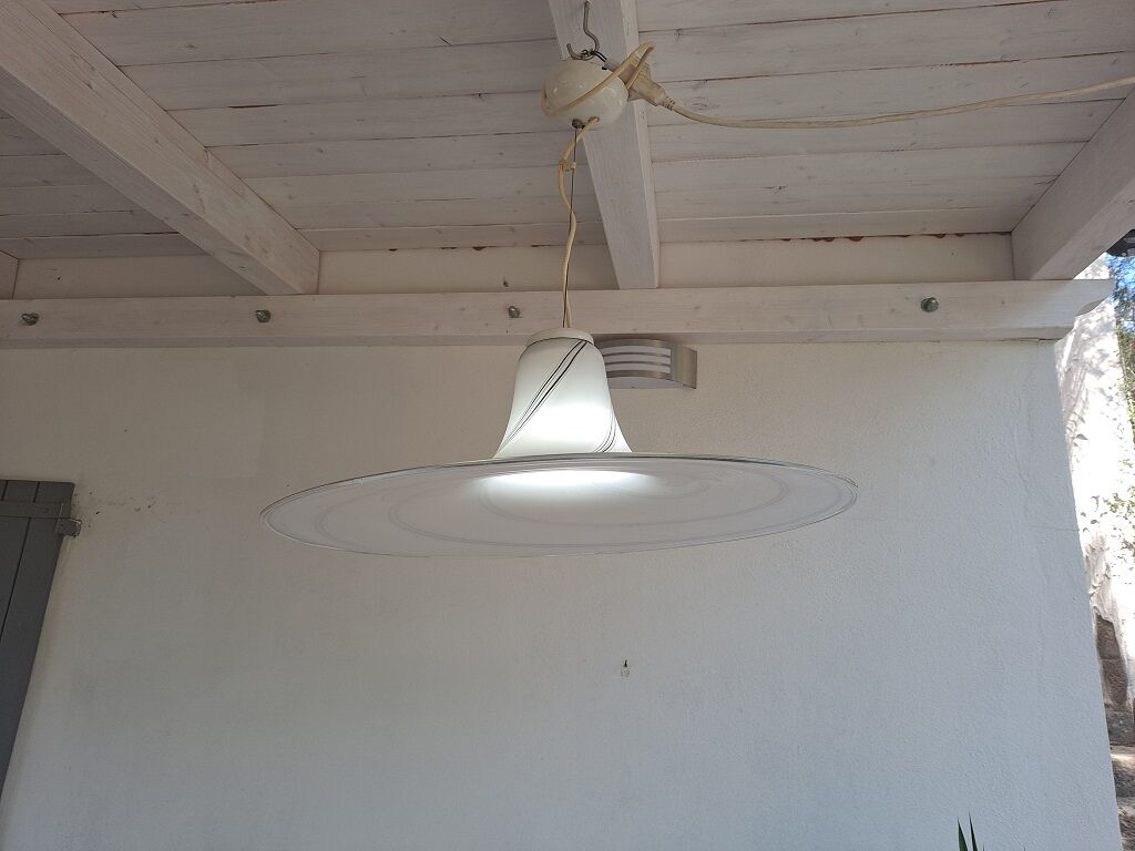 Murano swirl pendant circa 1960