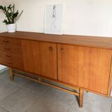 Vintage Scandinavian enfilade from the 60s in teak