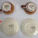 Henriot Quimper earthenware duo coffee service