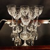6 verres à porto en cristal