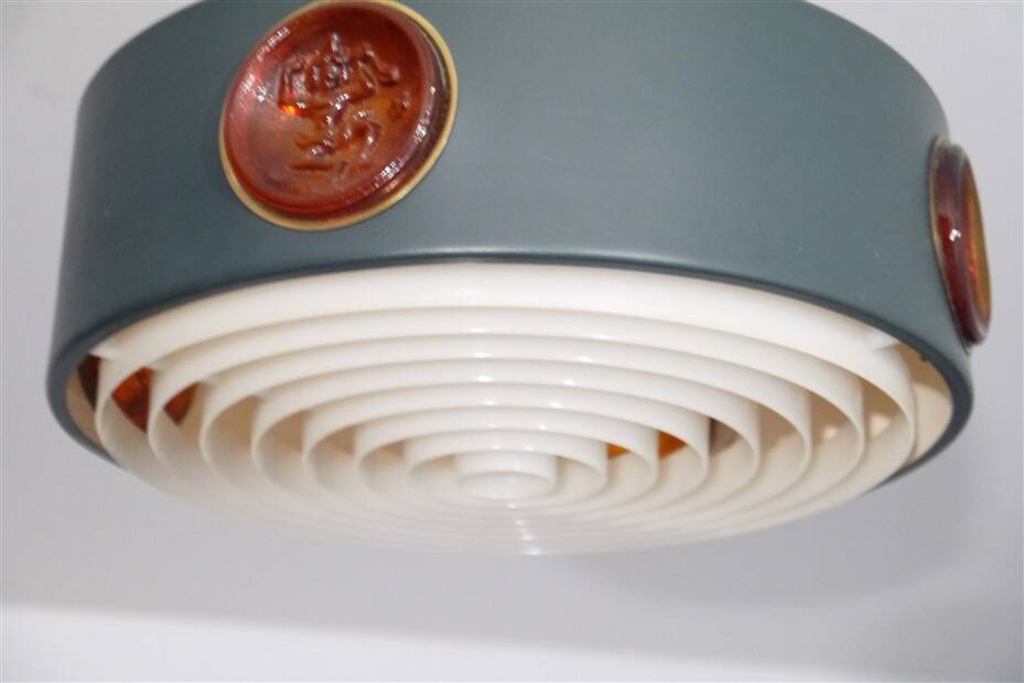 Swedish pendant lamp by Erik Hoglund 1970