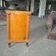 Table de chevet Biedermeier en noyer marron, meuble antique hongrois XIXe siècle