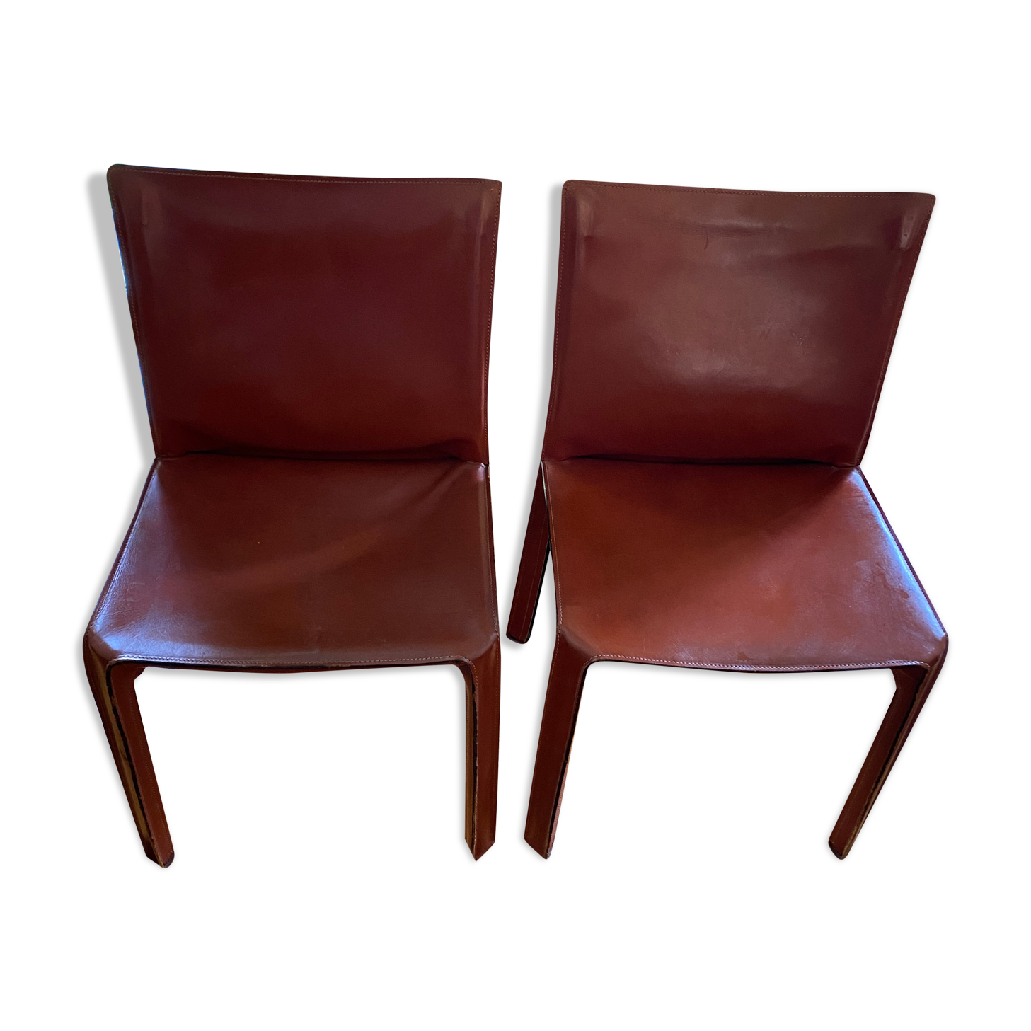 2 chairs model 412 Mario Bellini
