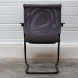 Chair from Sedus in taupe fabric and grey mesh