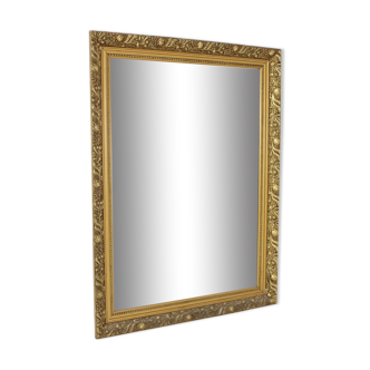 1970s wall mirror, czechoslovakia, 81x61 cm