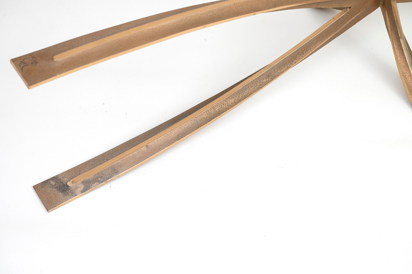 Michel Mangematin bronze coffee table, France 1960s