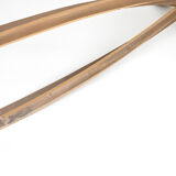 Michel Mangematin bronze coffee table, France 1960s