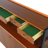 Vintage high sideboard two piece cabinet 'Korpela'