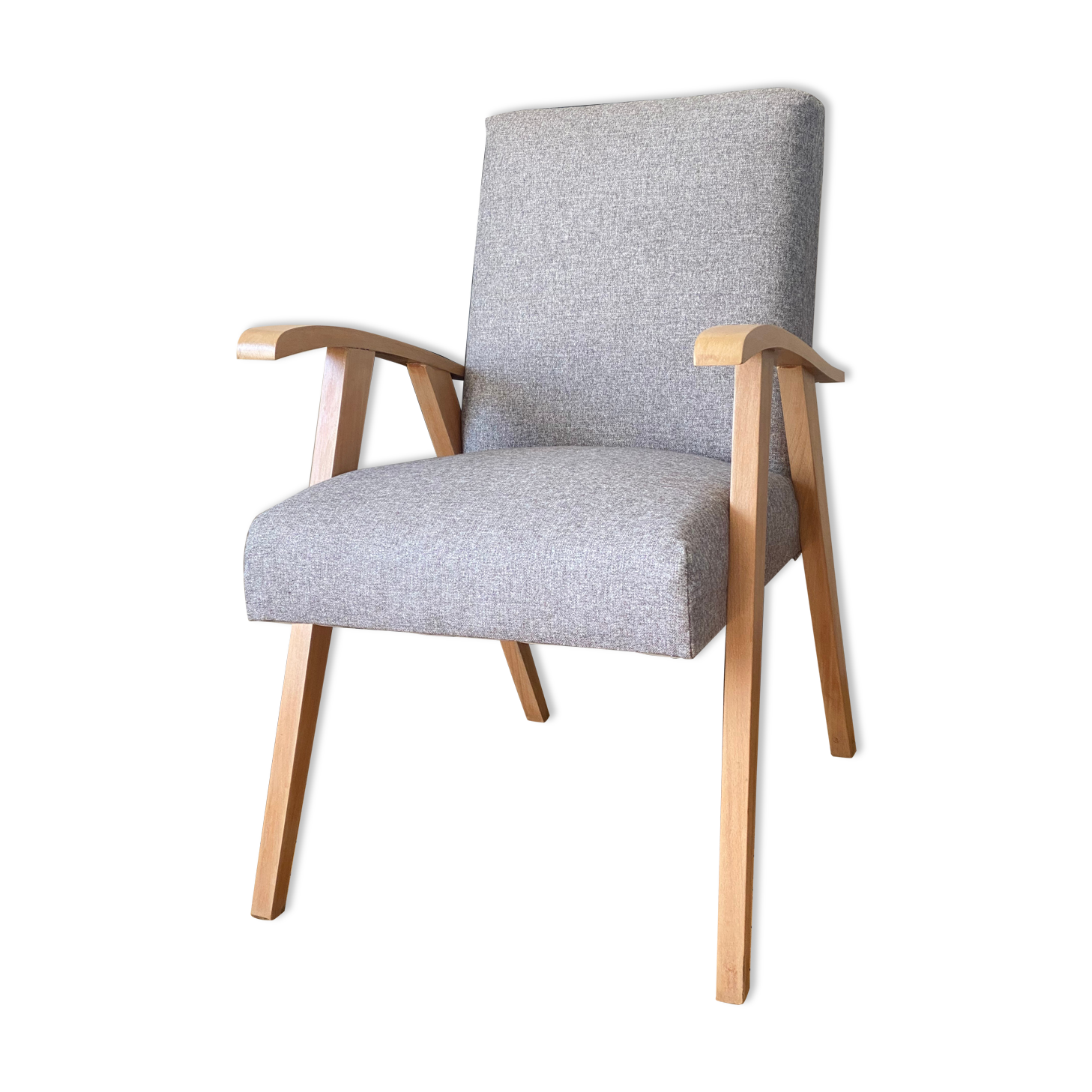 Scandinavian armchair compass feet 50