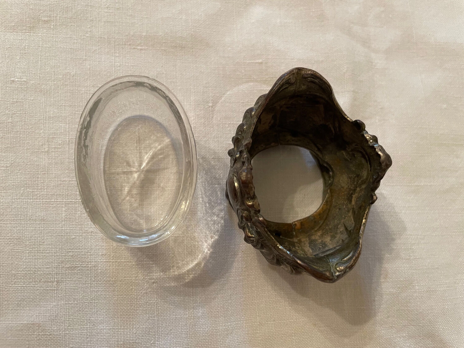 Silver metal salt shaker