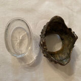 Silver metal salt shaker