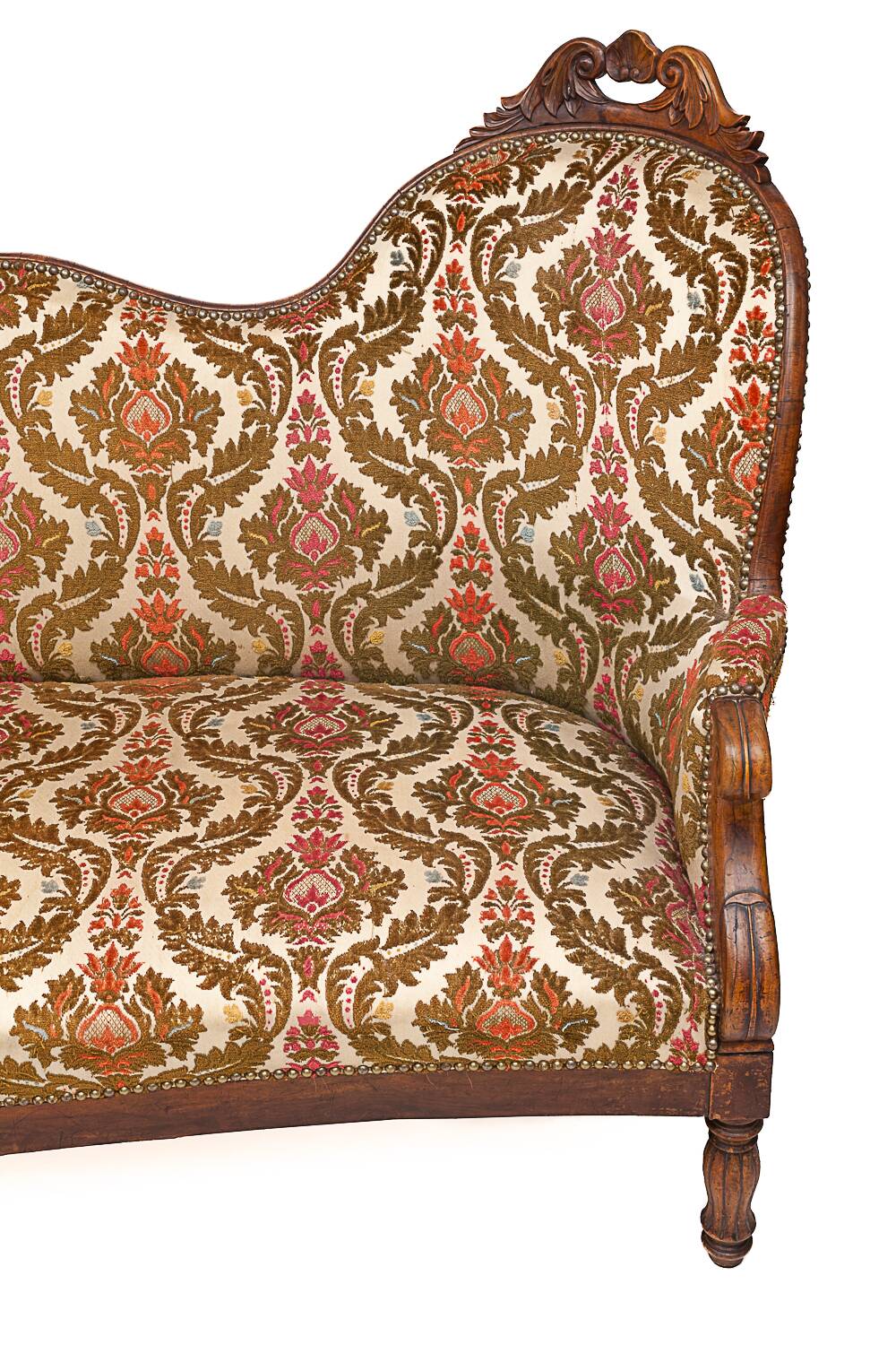 Walnut loveseat, 1930