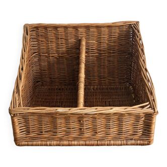 Old bakery basket, woven wicker basket