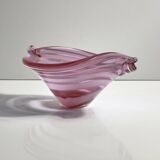 Italian Alexandrite Bowl, handmade with stripes - 1970s