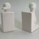 Vintage ceramic duck bookend