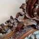 Old pediment mirror