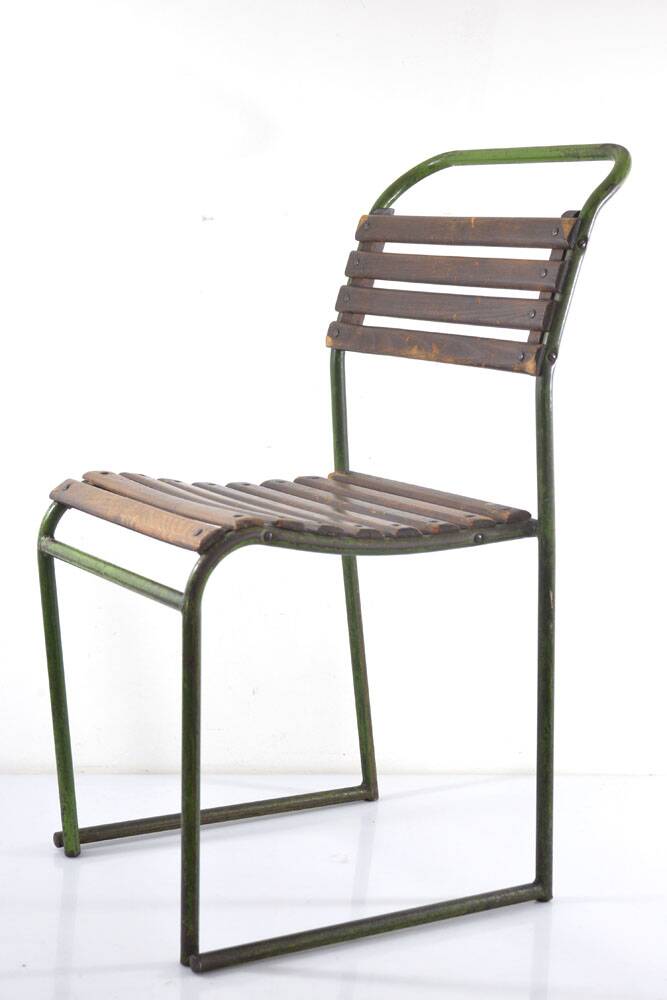 Vintage Patio / Veranda Chairs – Boijmans Museum, Rotterdam (11 Available)