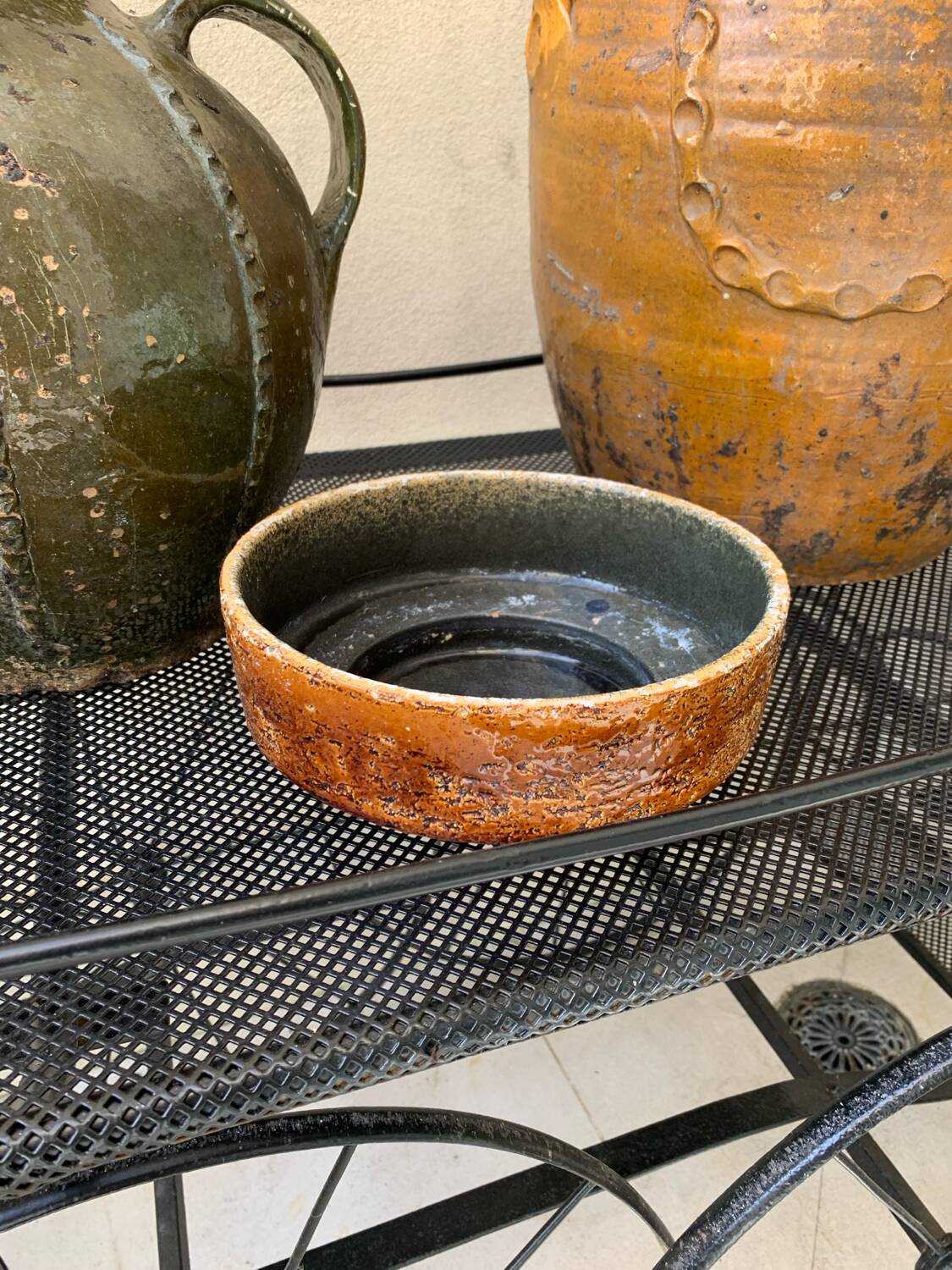 Glazed ceramic cup