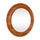 Miroir rond en teck par Hadsten Danemark 74cm