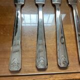 Stainless fish cutlery, 12 knives and 12 forks