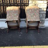 Ancien paire de fauteuil parker knoll en tissu