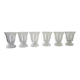 6 Daum digestif glasses, Kim model, mid-20th century